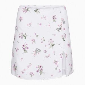 Aritzia Sunday Best Tatiana Skirt White Floral Size 10